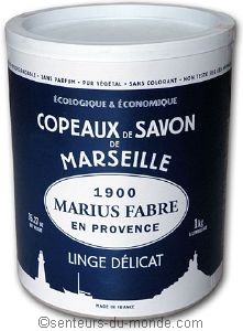 Baril copeaux de savon de Marseille Marius Fabre
